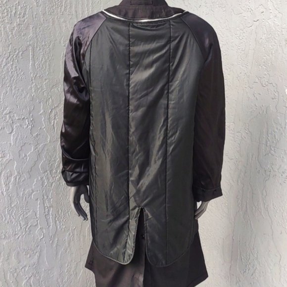 DEFENCE LOGISICS AGENCY OFFICIAL WOMANS ALL WEATHER LINED ARMY TRENCH COAT - Picture 15 of 17